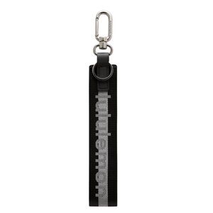 Lululemon Never Lost Keychain Reflective   Black/White/Silver